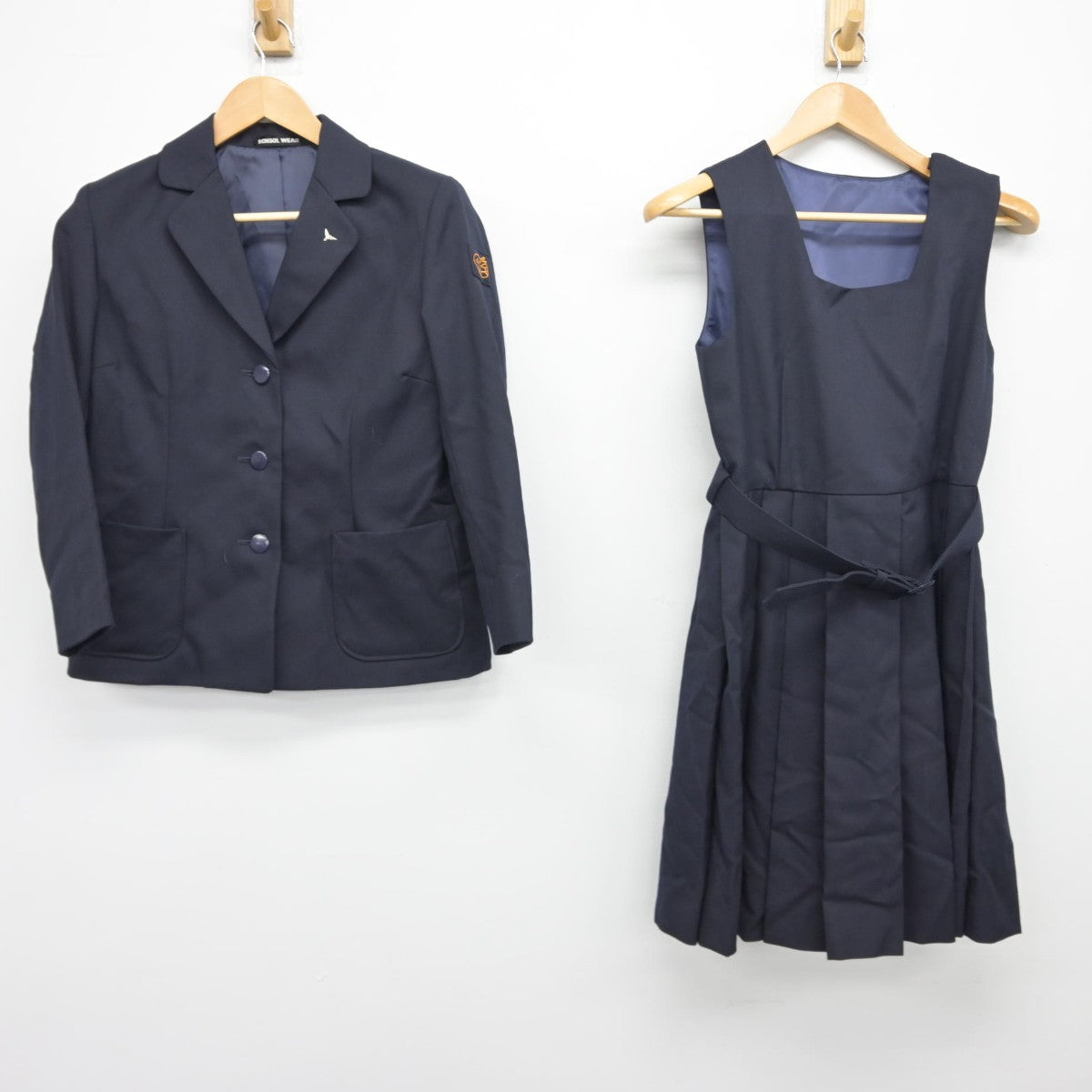 中古】東京都 八王子市立第七中学校 女子制服 3点（ブレザー・ジャンパースカート）sf034640 | 中古制服通販パレイド