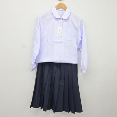 【中古】北海道 小樽市立桜町中学校 女子制服 4点（ブレザー・ベスト・シャツ・スカート）sf034642