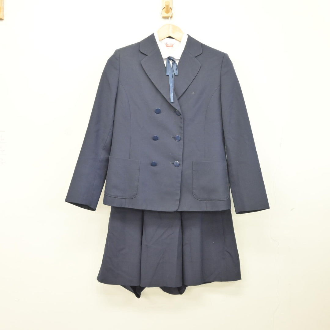 【中古】宮城県 仙台市立七郷中学校 女子制服 6点（ブレザー・ベスト・シャツ・スカート）sf034656 | 中古制服通販パレイド