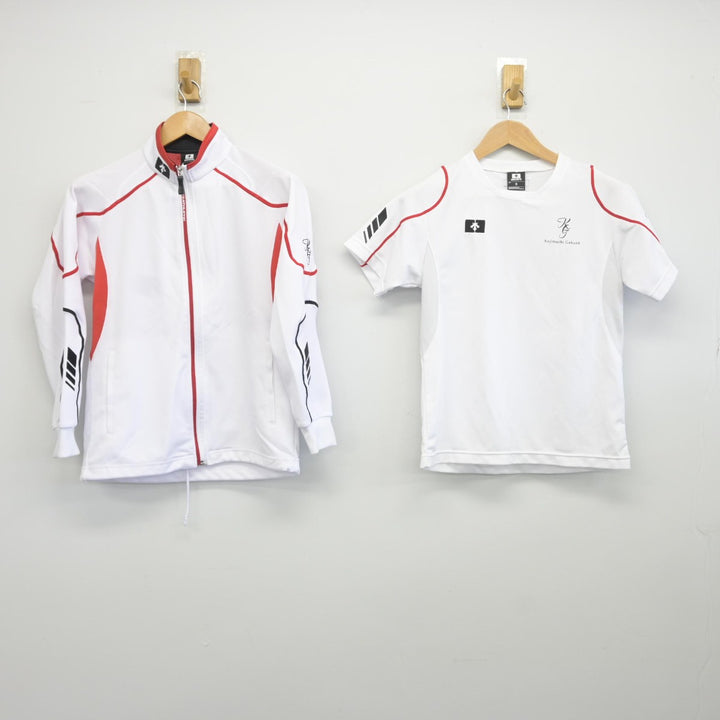 中古】東京都 麹町学園女子中学校 女子制服 3点（ジャージ 上・体操服