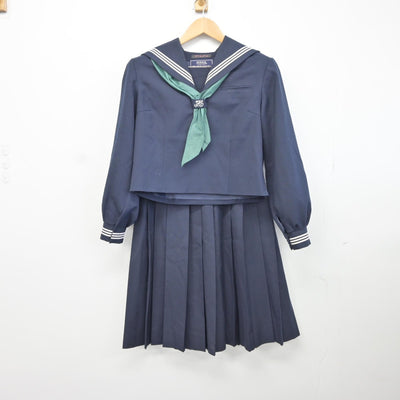 【中古】千葉県 松戸市立第五中学校 女子制服 3点（セーラー服・スカート）sf034671