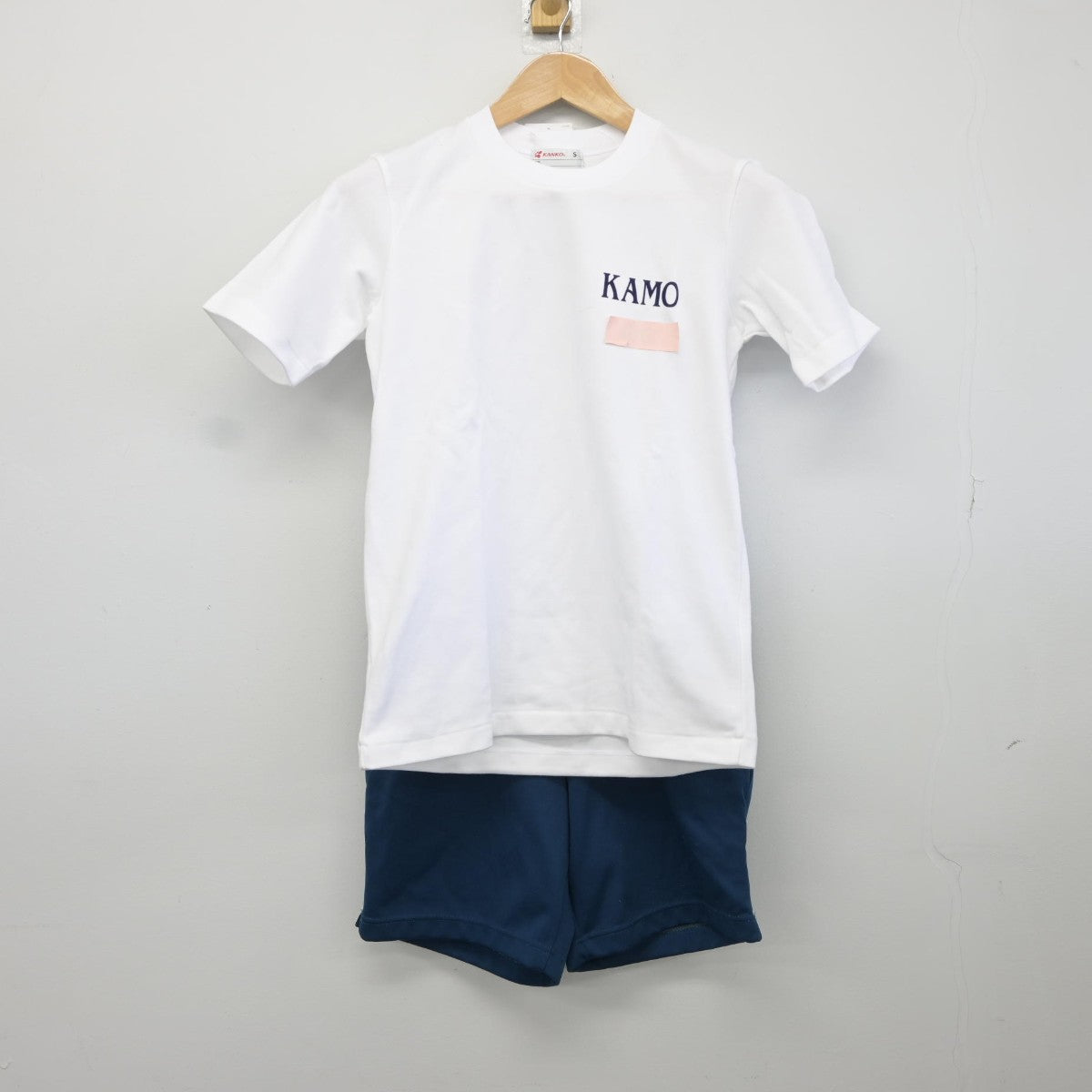 【中古】新潟県 加茂市立加茂中学校 女子制服 2点（体操服 上・体操服 下）sf034676