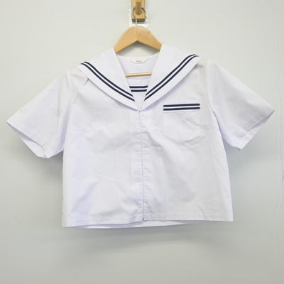 【中古】静岡県 浜松市立篠原中学校 女子制服 2点（セーラー服・スカート）sf034680