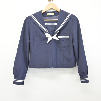 【中古】静岡県 浜松市立篠原中学校 女子制服 3点（セーラー服・スカート）sf034682