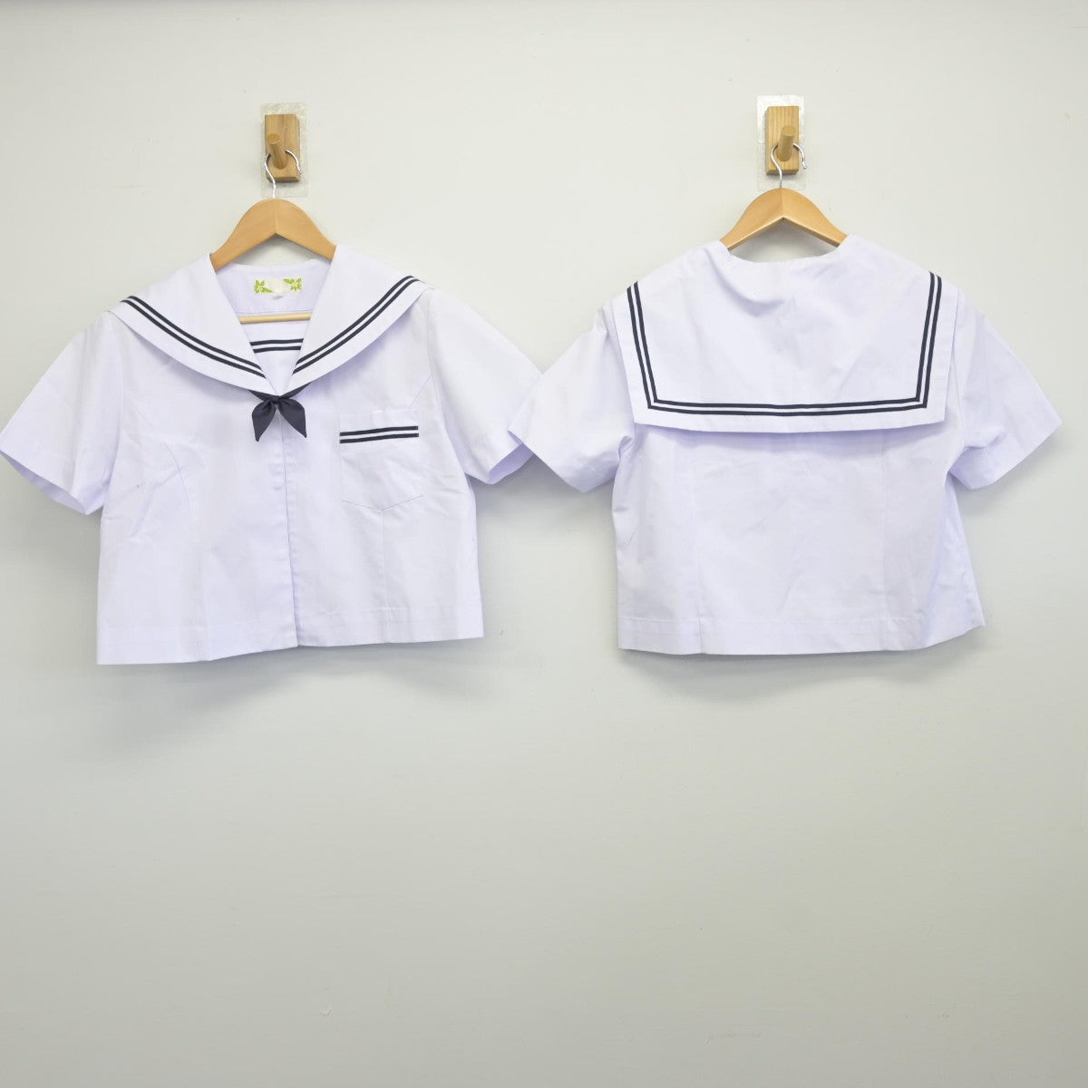 【中古】静岡県 浜松市立篠原中学校 女子制服 5点（セーラー服・スカート）sf034684