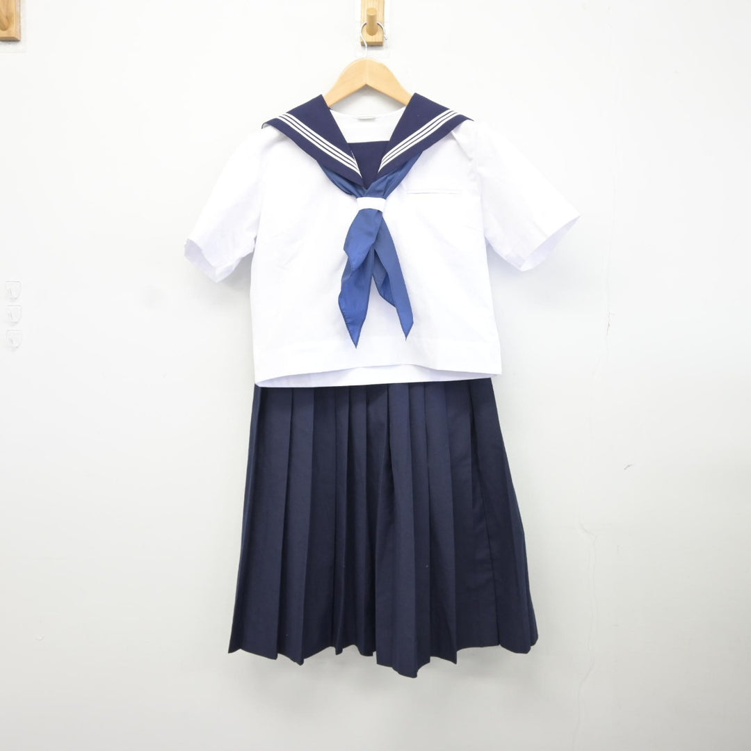中古】東京都 墨田区立本所中学校 女子制服 4点（セーラー服