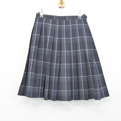 【中古】神奈川県 川崎市立塚越中学校 女子制服 4点（ニットベスト・シャツ・スカート）sf034688