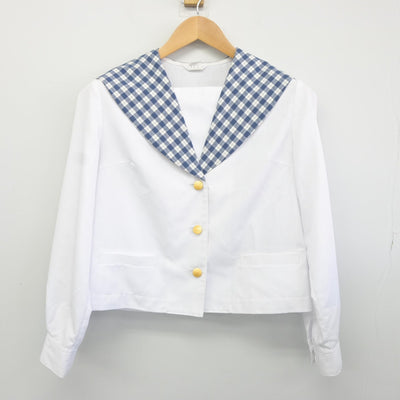 【中古】宮城県 聖和学園高等学校 女子制服 2点（ニット・セーラー服）sf034697