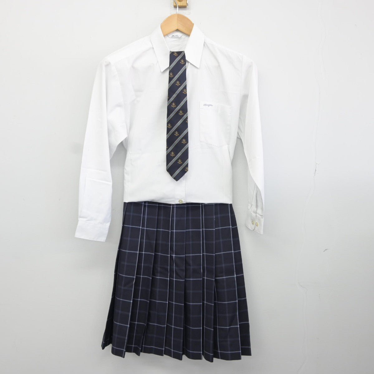 【中古】東京都 駒込高等学校 女子制服 4点（ブレザー・シャツ・スカート）sf034698