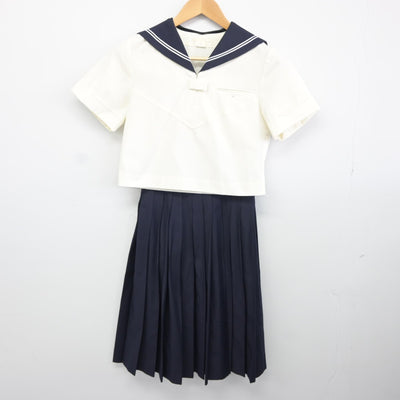 【中古】東京都 國學院大學久我山中学高等学校 女子制服 3点（セーラー服・スカート）sf034705