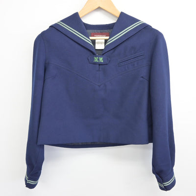 【中古】山形県 日本大学山形高等学校 女子制服 2点（セーラー服・スカート）sf034708