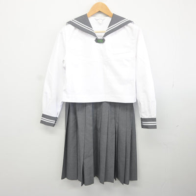 【中古】山形県 日本大学山形高等学校 女子制服 2点（その他アイテム・スカート）sf034709