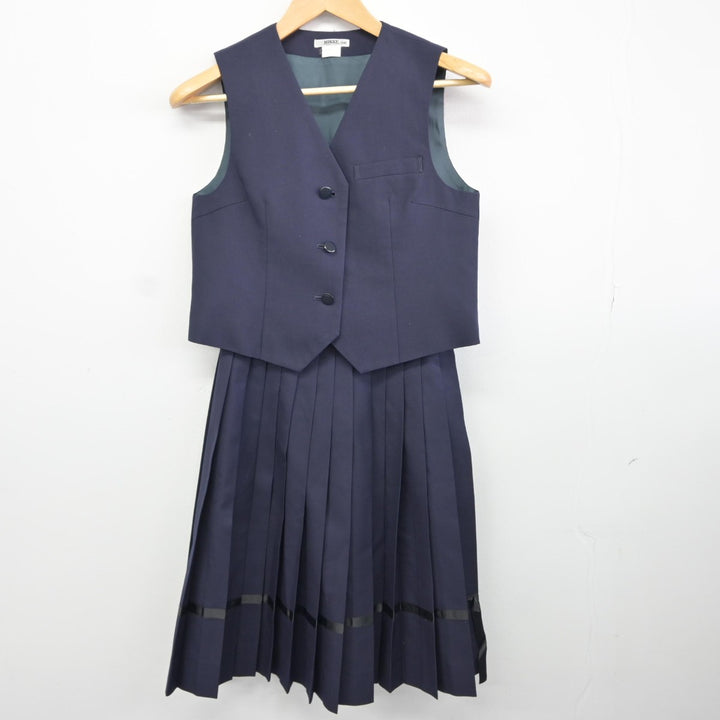 中古】岐阜県 加納高等学校 女子制服 5点（セーラー服・ベスト・スカート）sf034717 | 中古制服通販パレイド