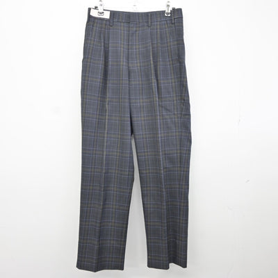 【中古】福島県 磐城農業高等学校 男子制服 2点（ブレザー・ズボン）sf034737