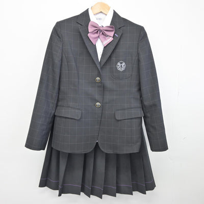 【中古】大阪府 宣真高等学校 女子制服 4点（ブレザー・シャツ・スカート）sf034767