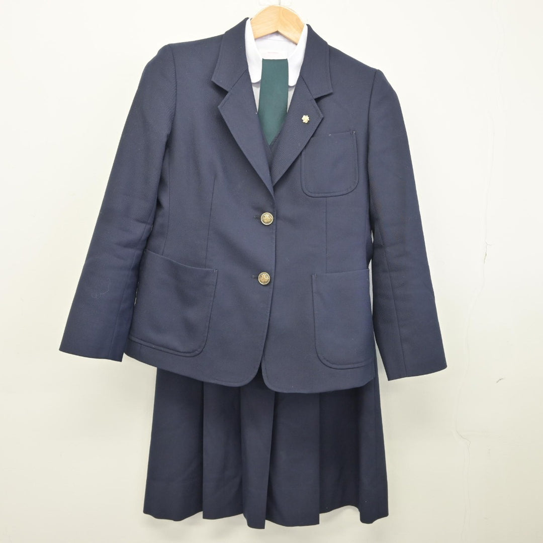 【中古】兵庫県 姫路飾西高等学校 女子制服 6点（ブレザー・ベスト・シャツ・スカート）sf034772 | 中古制服通販パレイド