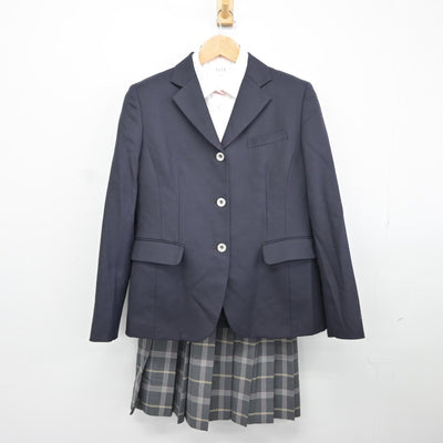 【中古】愛知県 至学館高等学校 女子制服 4点（ブレザー・シャツ・スカート）sf034780