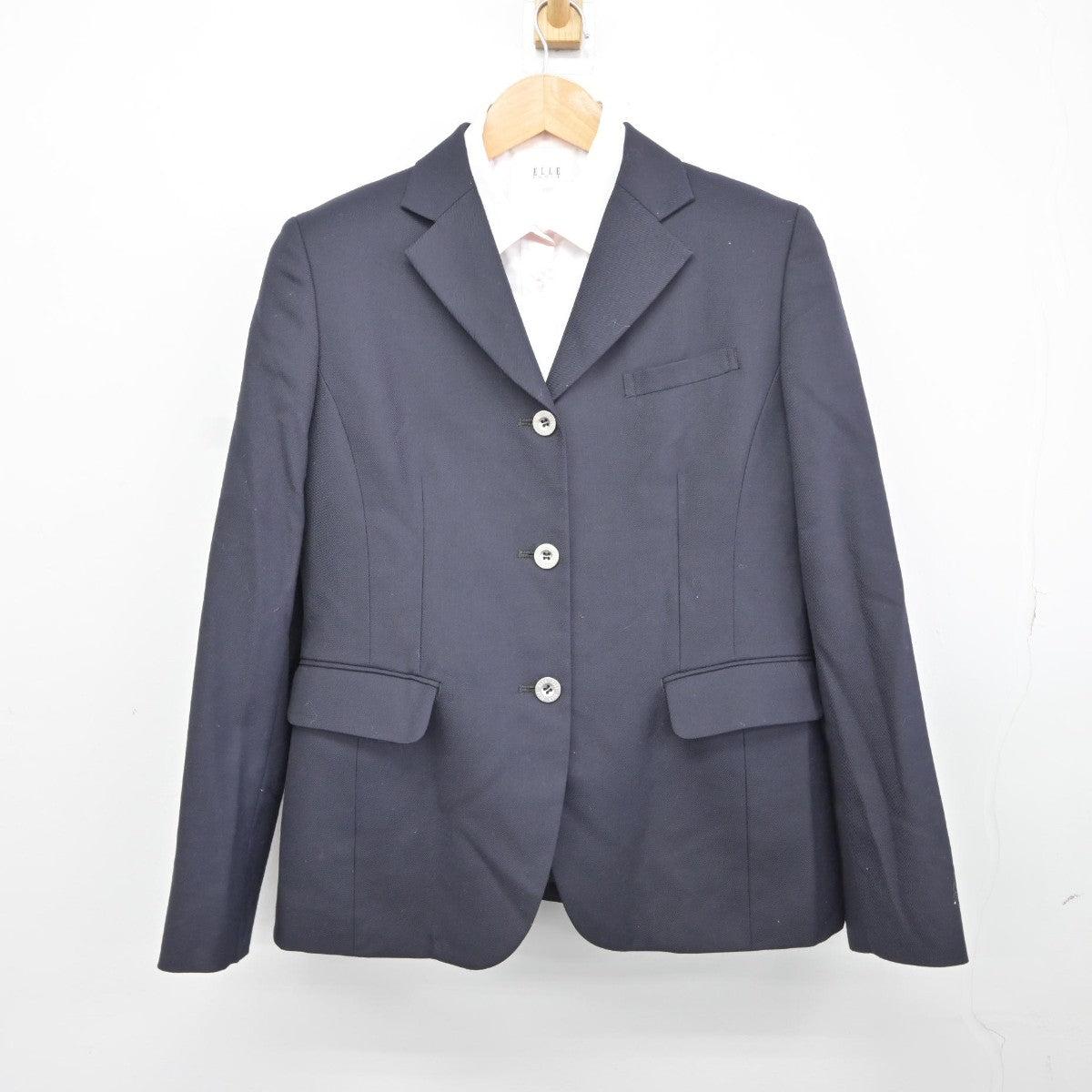 【中古】愛知県 至学館高等学校 女子制服 4点（ブレザー・シャツ・スカート）sf034780