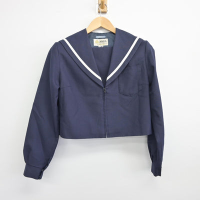 【中古】愛知県 楠中学校 女子制服 2点（セーラー服・スカート）sf034787