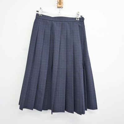 【中古】福岡県 横手中学校 女子制服 2点（シャツ・スカート）sf034803