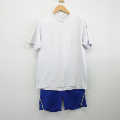 【中古】福岡県 横手中学校 女子制服 2点（体操服 上・体操服 下）sf034805