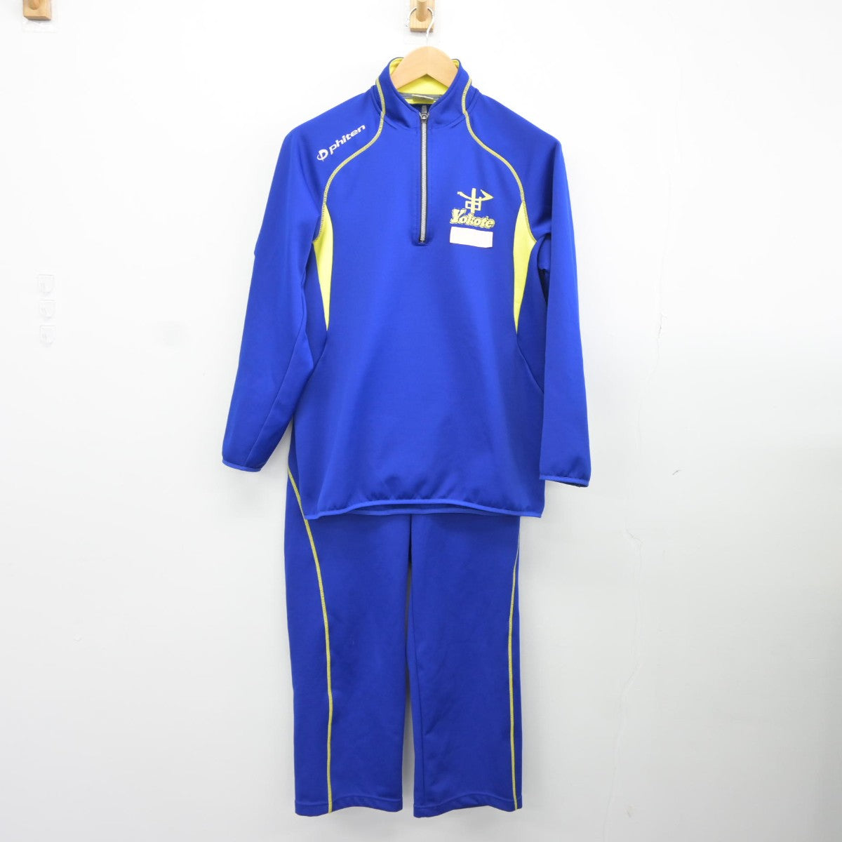 【中古】福岡県 横手中学校 女子制服 2点（ジャージ 上・ジャージ 下）sf034807