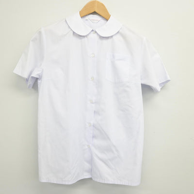 【中古】茨城県 取手第二中学校 女子制服 2点（シャツ・スカート）sf034821