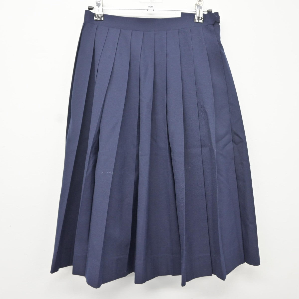 【中古】千葉県 千葉市立花園中学校 女子制服 4点（ブレザー・ニット・シャツ・スカート）sf034826