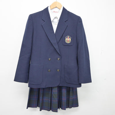 【中古】東京都 江戸川女子高等学校 女子制服 3点（ブレザー・シャツ・スカート）sf034836