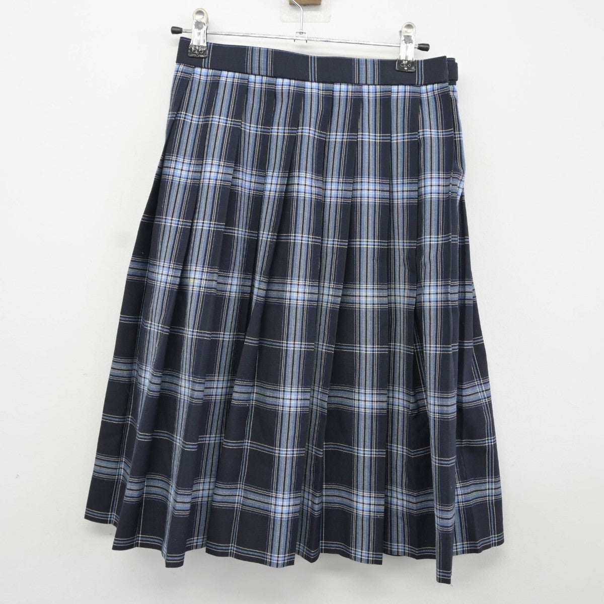 【中古】大阪府 大阪青凌中学校高等学校 女子制服 3点（ニット・スカート）sf034851