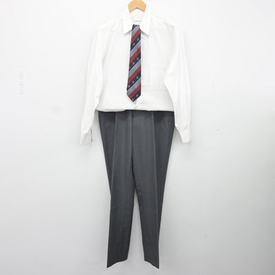 【中古】愛知県 愛知中学校愛知高等学校 男子制服 4点（ブレザー・シャツ・ズボン）sf034857