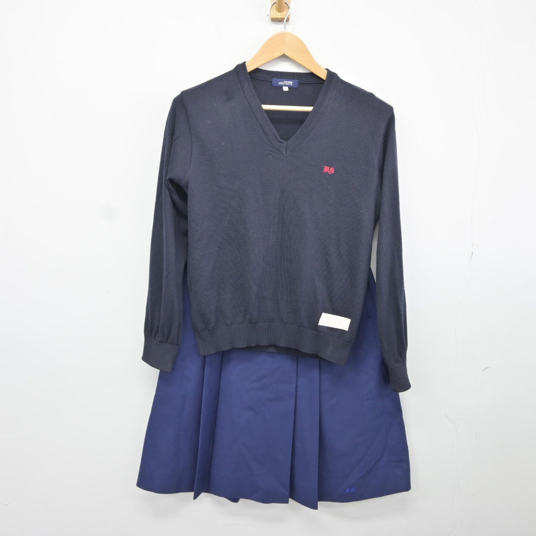 中古】広島県 福山明王台高等学校 女子制服 5点（ブレザー・ニット・スカート）sf034884 | 中古制服通販パレイド