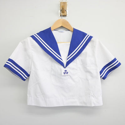 【中古】熊本県 熊本市立飽田中学校 女子制服 2点（セーラー服）sf034892