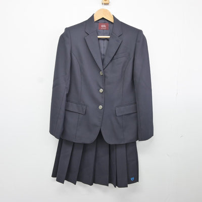 【中古】熊本県 湧心館高等学校 女子制服 3点（ブレザー・スカート）sf034897