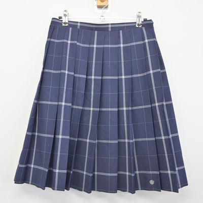 【中古】東京都 武蔵野大学高等学校 女子制服 3点（セーラー服・スカート）sf034905