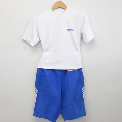 【中古】愛知県 常滑市立鬼崎中学校 女子制服 2点（体操服 上・体操服 下）sf034911