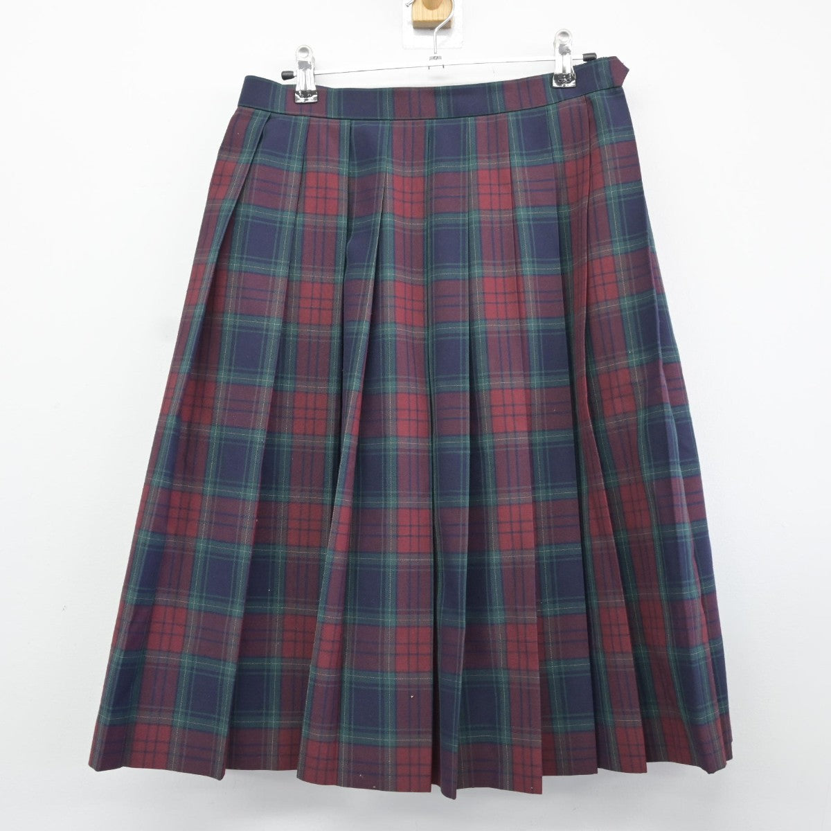 【中古】福岡県 筑陽学園中学高等学校 女子制服 2点（シャツ・スカート）sf034922