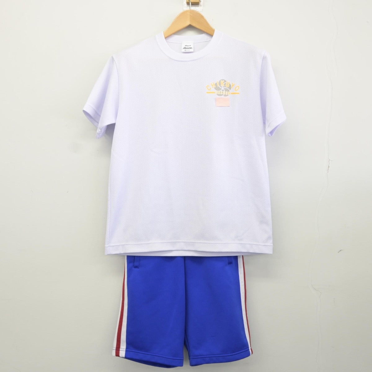 【中古】福岡県 筑陽学園中学高等学校 女子制服 2点（体操服 上・体操服 下）sf034926