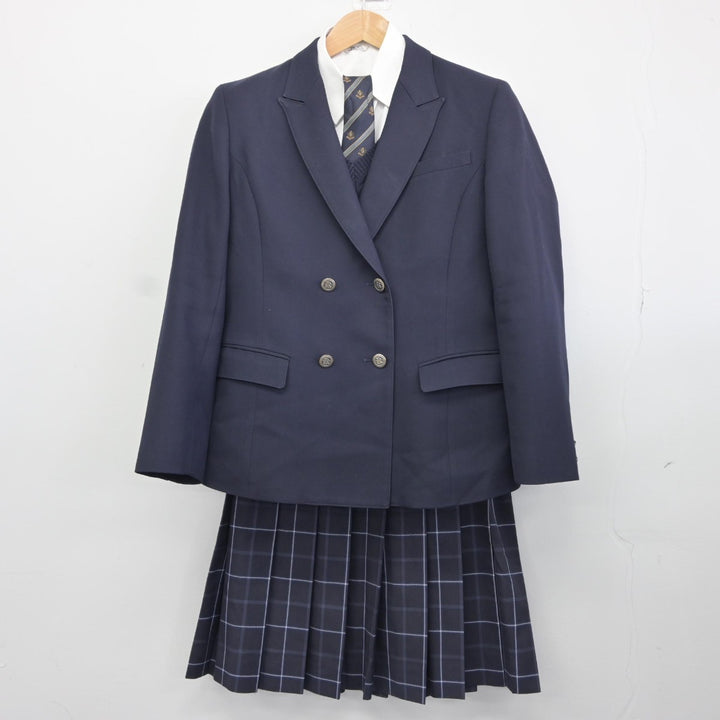 【中古】東京都 駒込中学校高等学校 女子制服 5点（ブレザー・ニット・シャツ・スカート）sf034929 | 中古制服通販パレイド