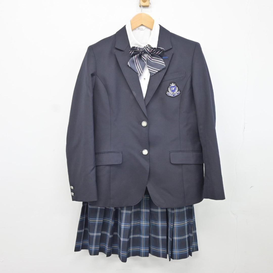 中古】福岡県 古賀竟成館高等学校 女子制服 5点（ブレザー