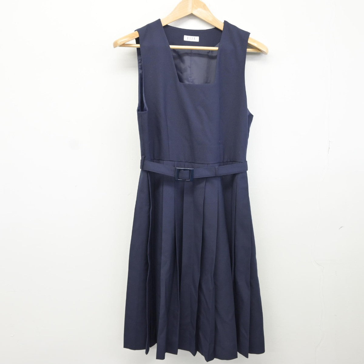 【中古】茨城県 水戸第二高等学校 女子制服 2点（ブレザー・ジャンパースカート）sf034941