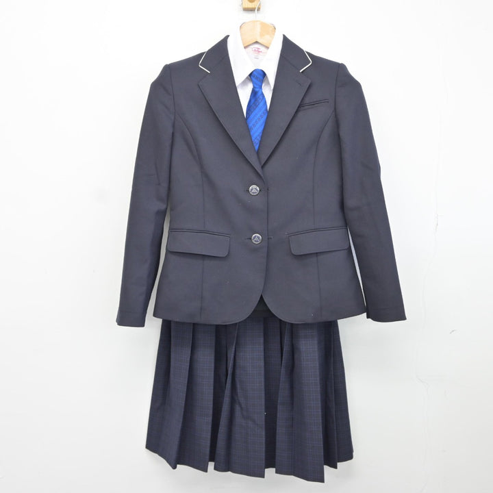 【中古】福岡県 百道中学校 女子制服 4点（ブレザー・シャツ・スカート）sf034959 | 中古制服通販パレイド