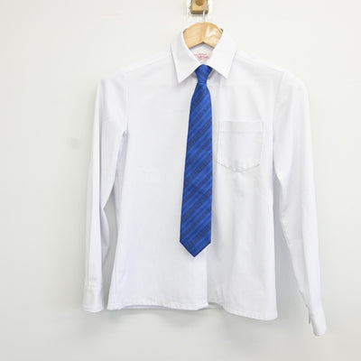 【中古】福岡県 百道中学校 女子制服 4点（ブレザー・シャツ・スカート）sf034959