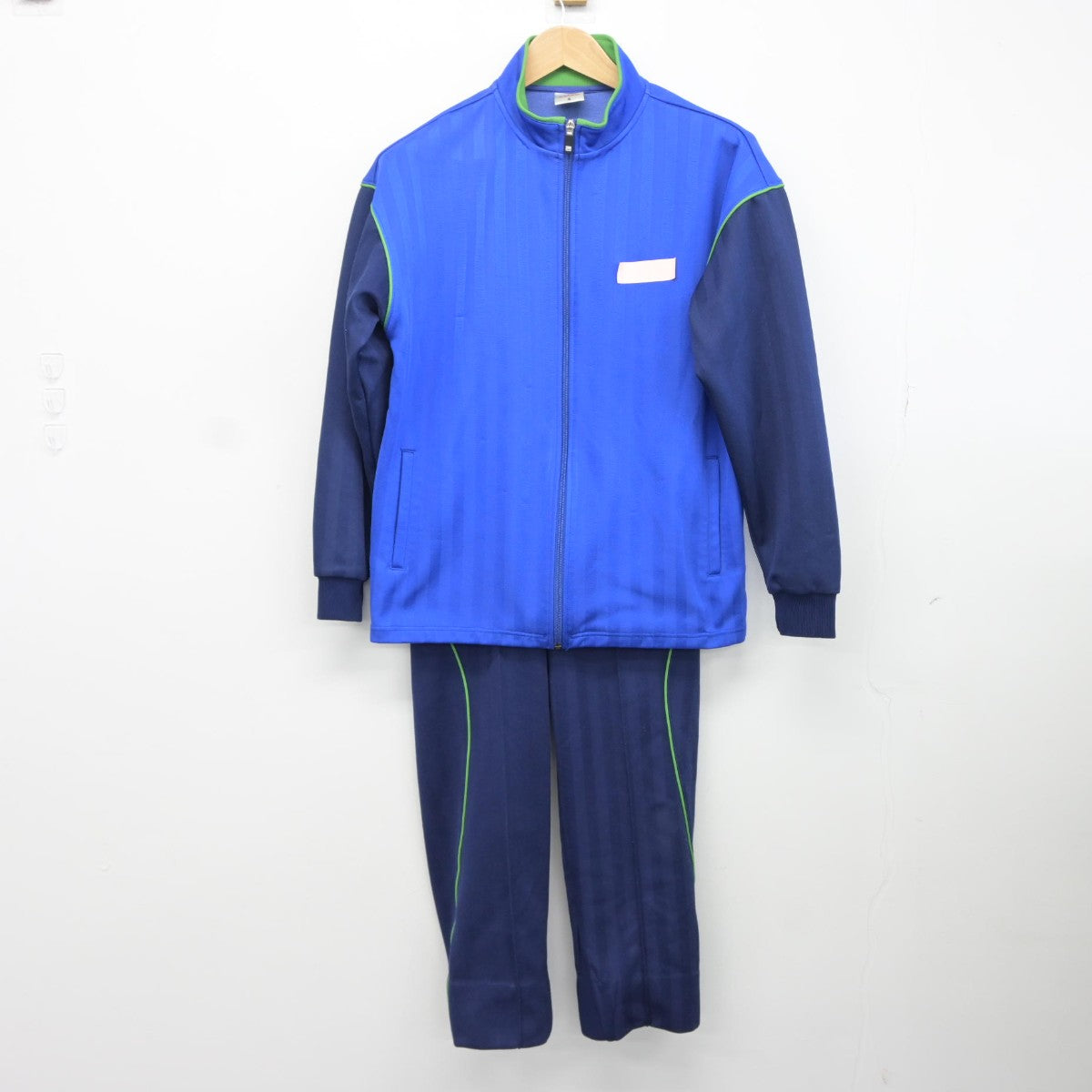 【中古】福岡県 百道中学校 女子制服 3点（ジャージ 上・ジャージ 下・体操服 下）sf034962