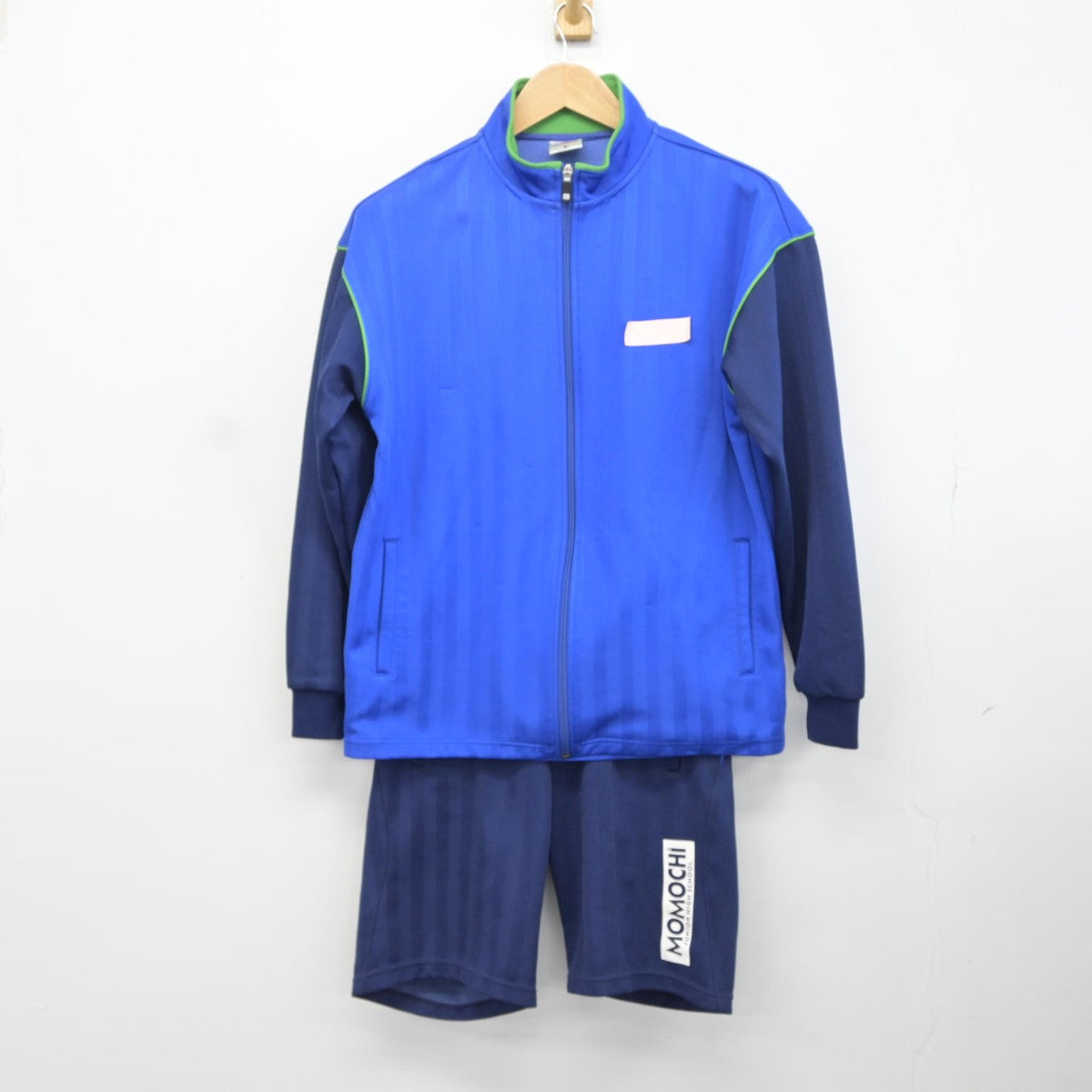 【中古】福岡県 百道中学校 女子制服 3点（ジャージ 上・ジャージ 下・体操服 下）sf034962