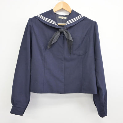 【中古】和歌山県 立向陽高等学校 女子制服 3点（セーラー服・スカート）sf034969