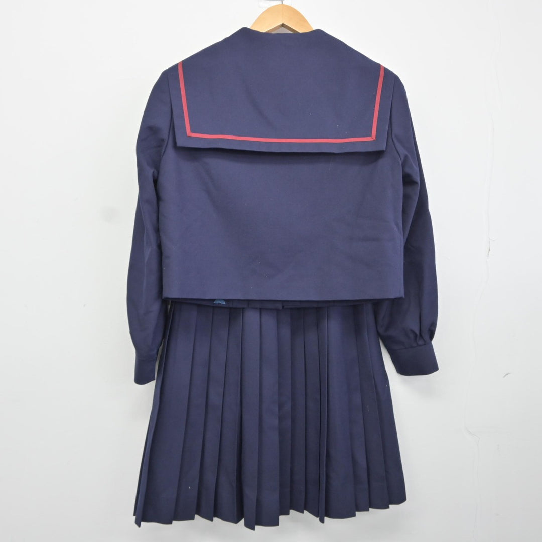 制服 中古】和歌山県 那賀高等学校 女子制服 5点（セーラー服・ニット