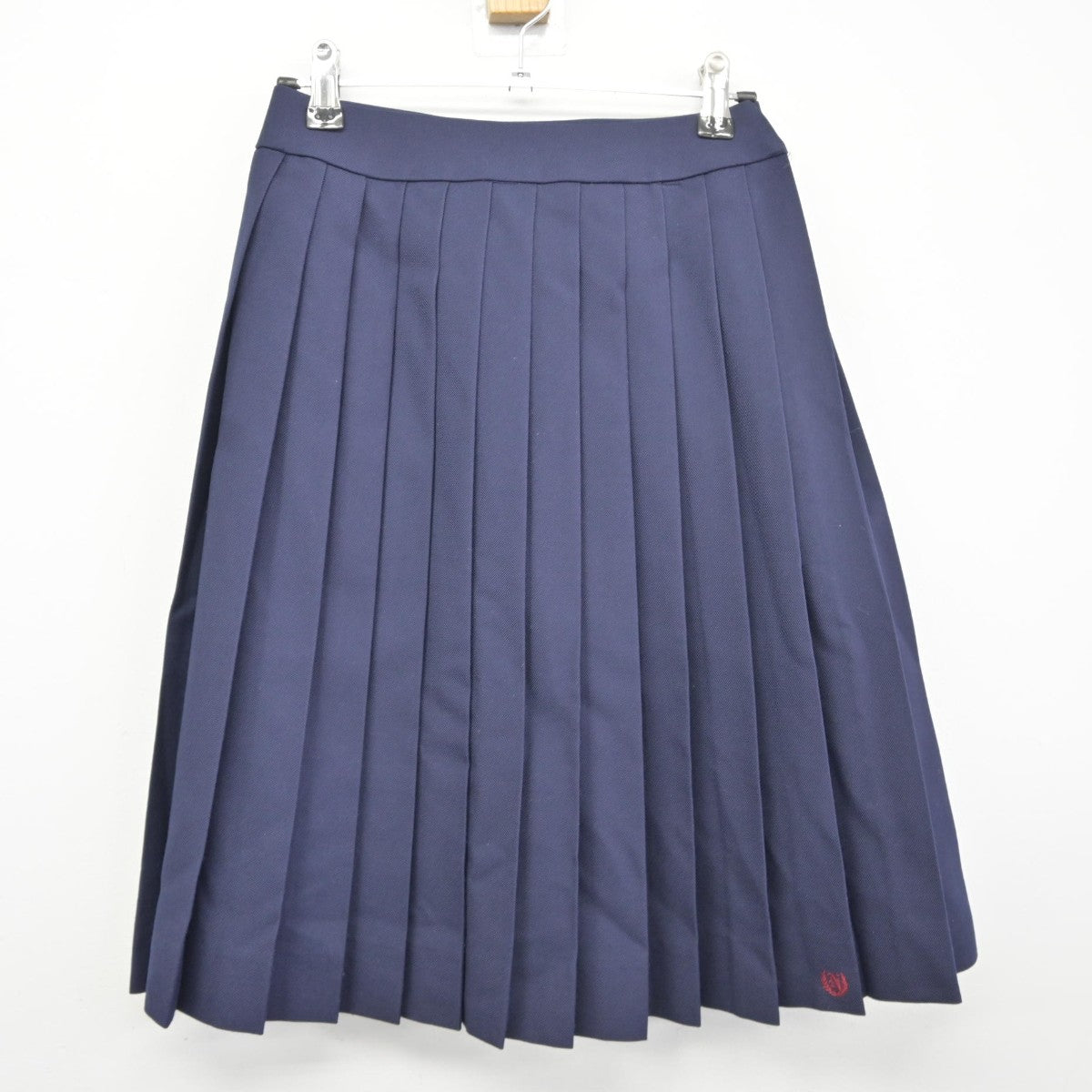 【中古】和歌山県 那賀高等学校 女子制服 5点（セーラー服・ニット・スカート）sf034972