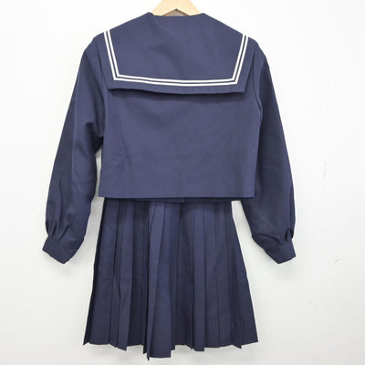 【中古】和歌山県 岩出第二中学校 女子制服 3点（セーラー服・スカート）sf034976