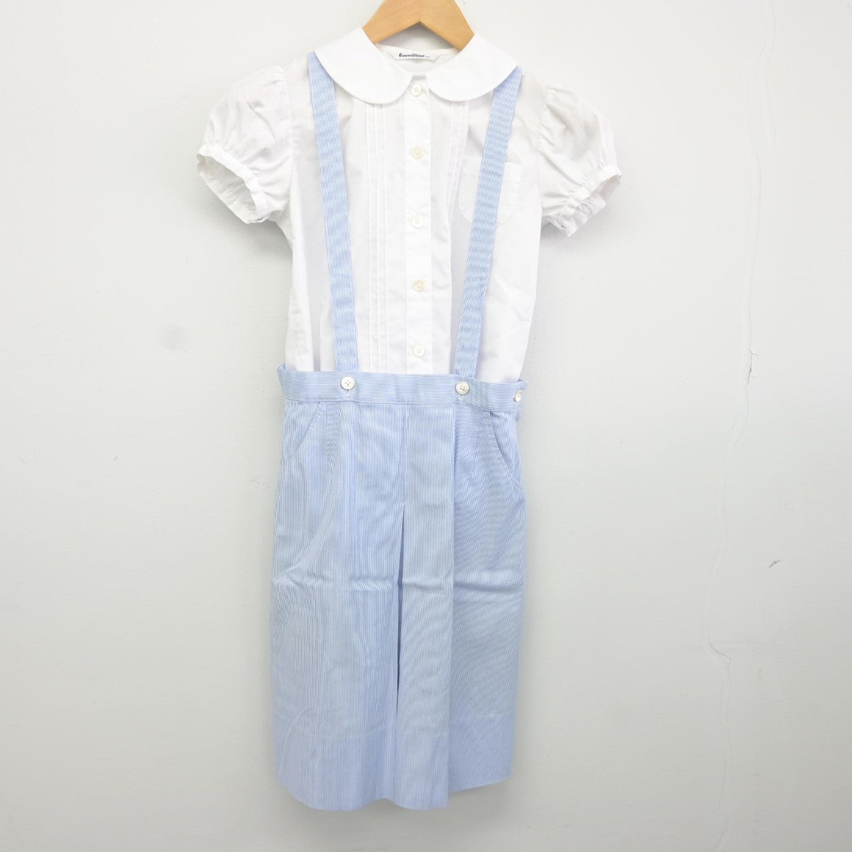 【中古】兵庫県 甲南学園甲南小学校 女子制服 5点（シャツ・スカート）sf034986